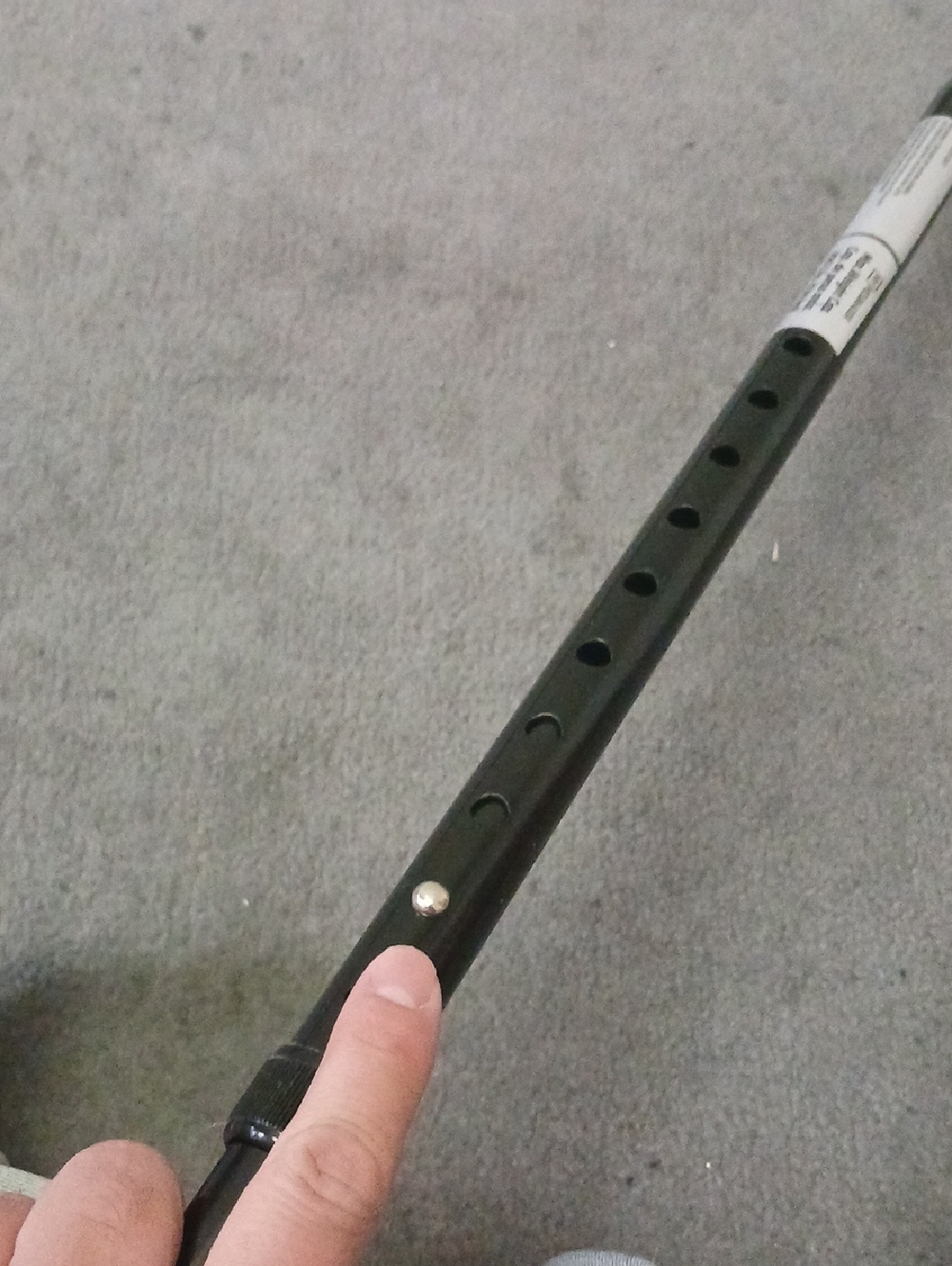 Adjustable Black Walking Cane with Foam Handle - Picture 7 of 11